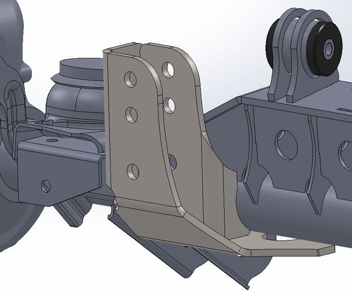 Raised Trackbar Bracket for TJ Front Axle