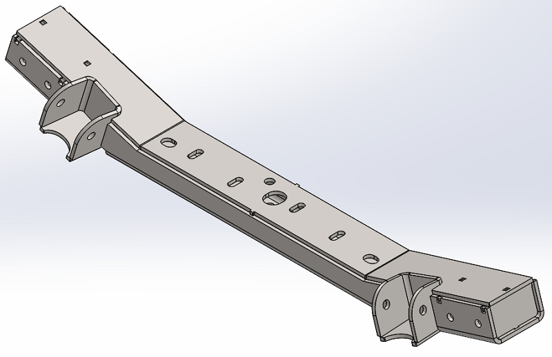 JK HD Crossmember with Link Mounts