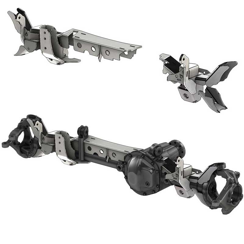 JK2TJ Front Axle Swap Kit with Truss