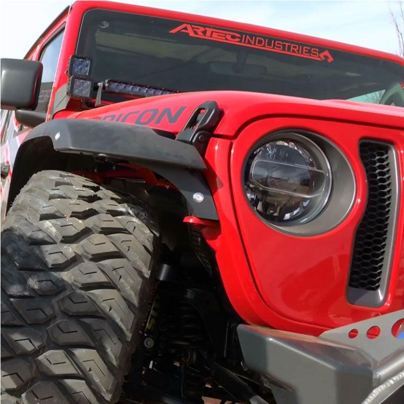 JL & JT Front Fender Chop Kit Brackets RUBICON