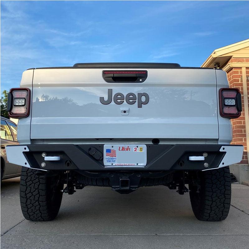 JT Rear Bumper Aluminum Corner Skids