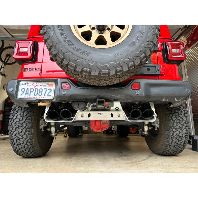 JLU MAGNAFLOW MUFFLER &amp; TIP SKID - 4 door 392 HEMI ALUMINUM