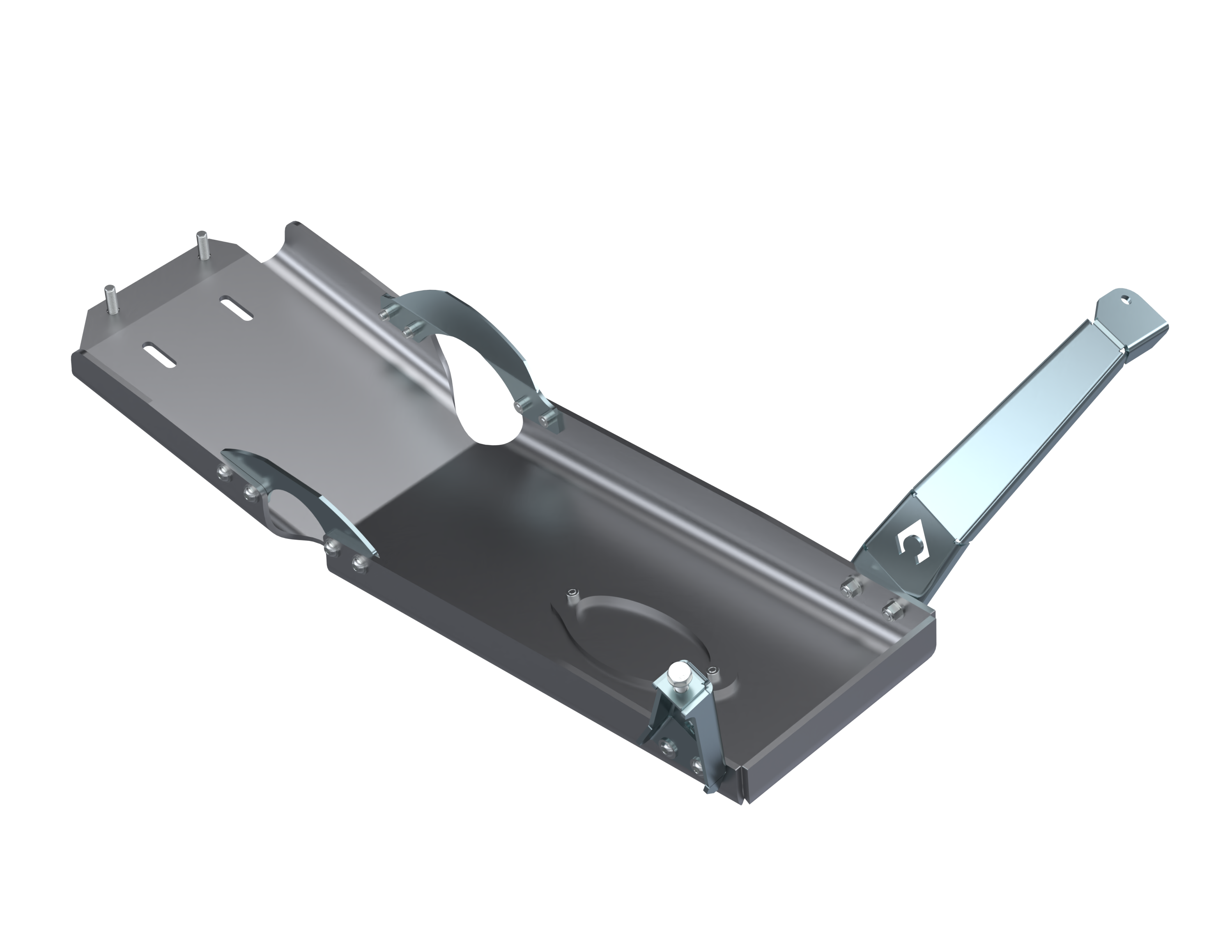 JLU OIL SKID ONLY With Oil Door -  2 & 4 door 3.6L ALUMINUM 2021+