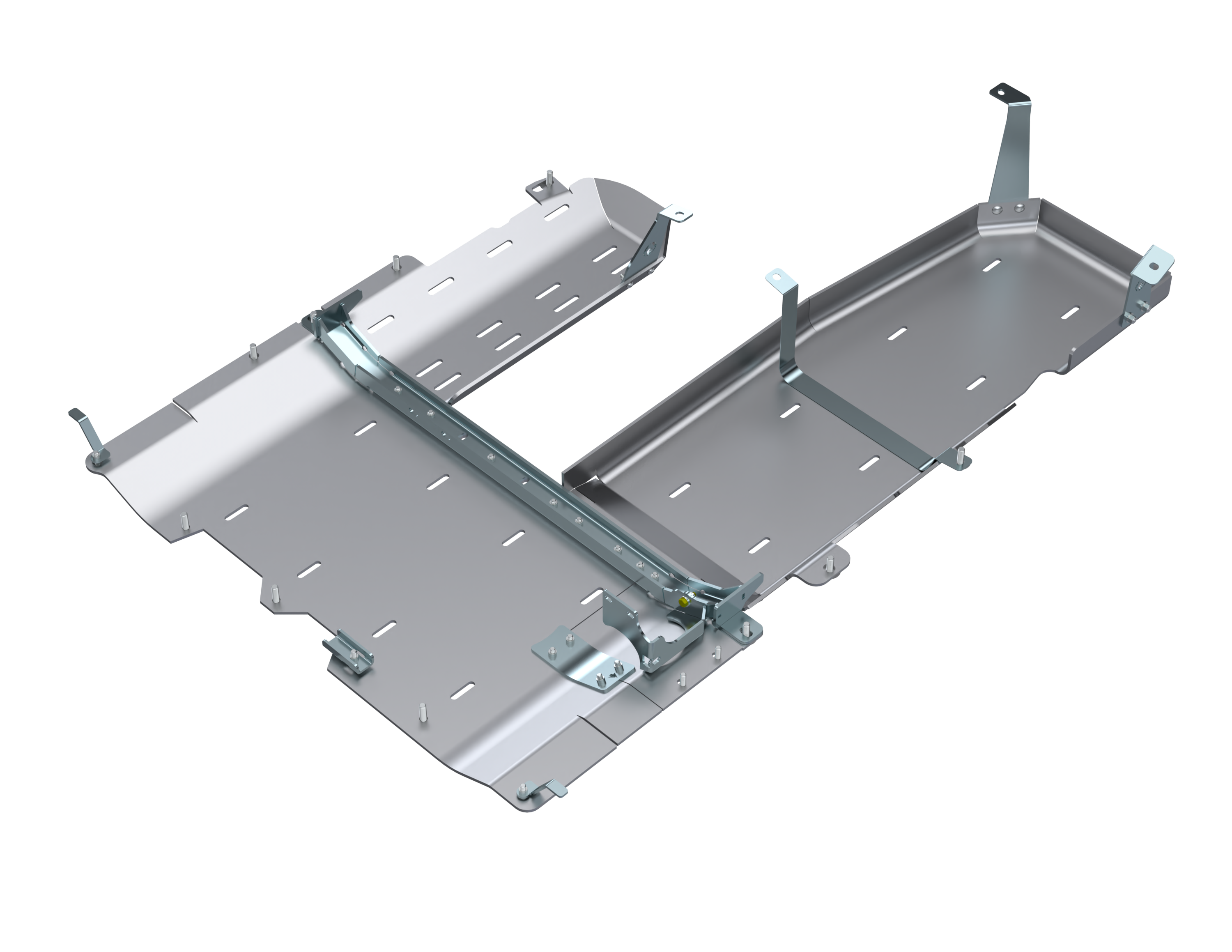 JLU T-CASE/FUEL SKID/ DPF ONLY -  4 door 3.0L Diesel ALUMINUM