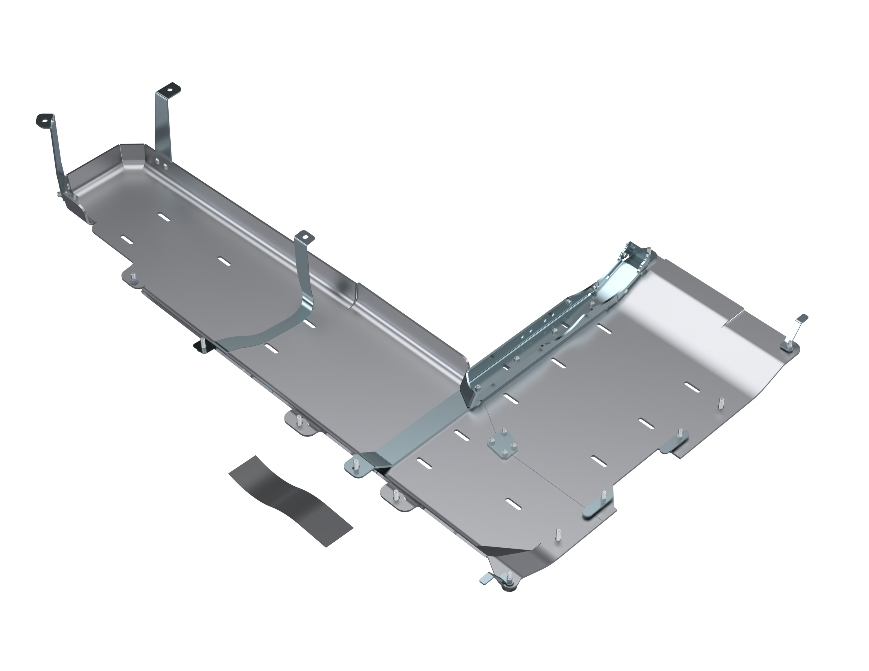 JT Gladiator T-CASE/FUEL SKID Kit ONLY - 3.6L ALUMINUM