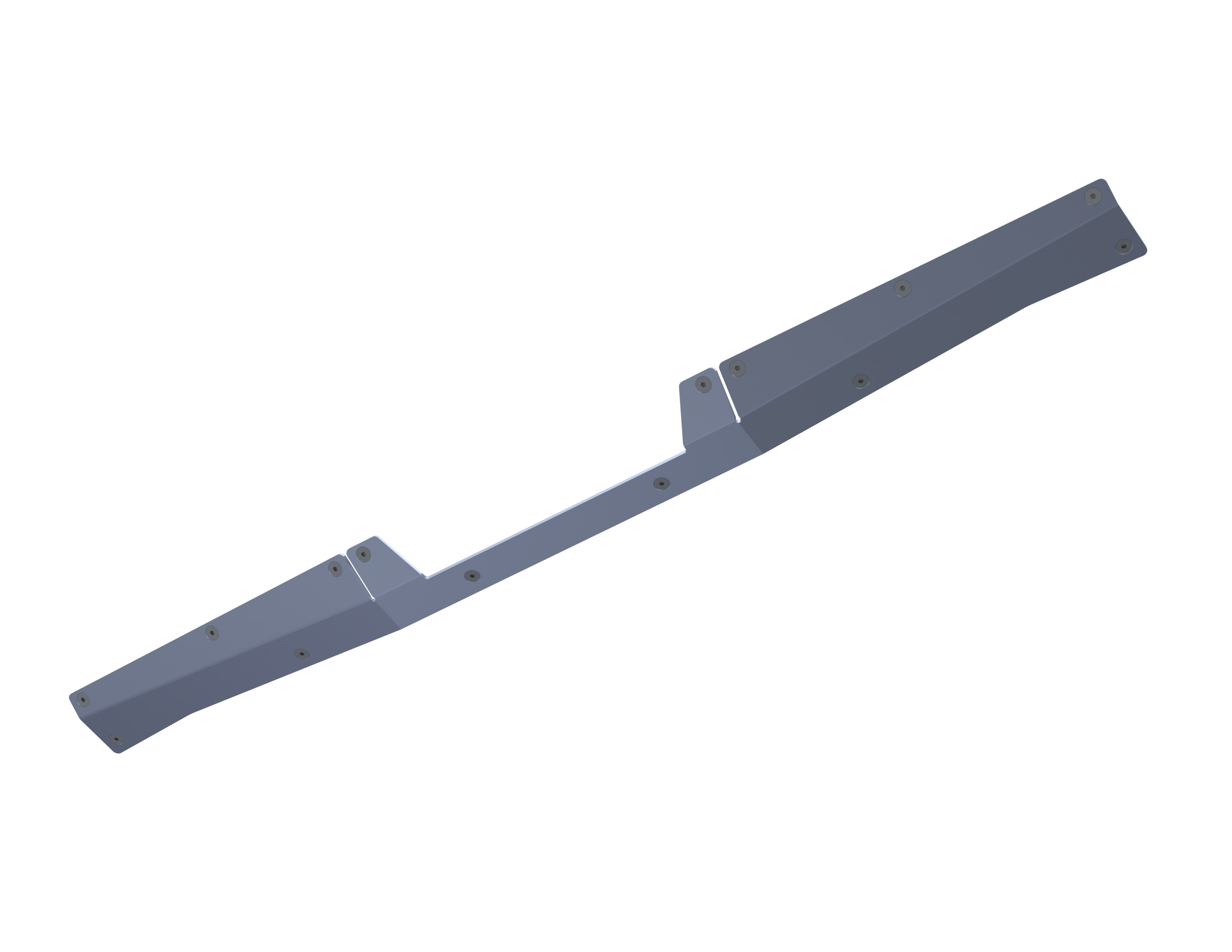HIGH CLEARANCE COMP REAR BUMPER CENTER SKID