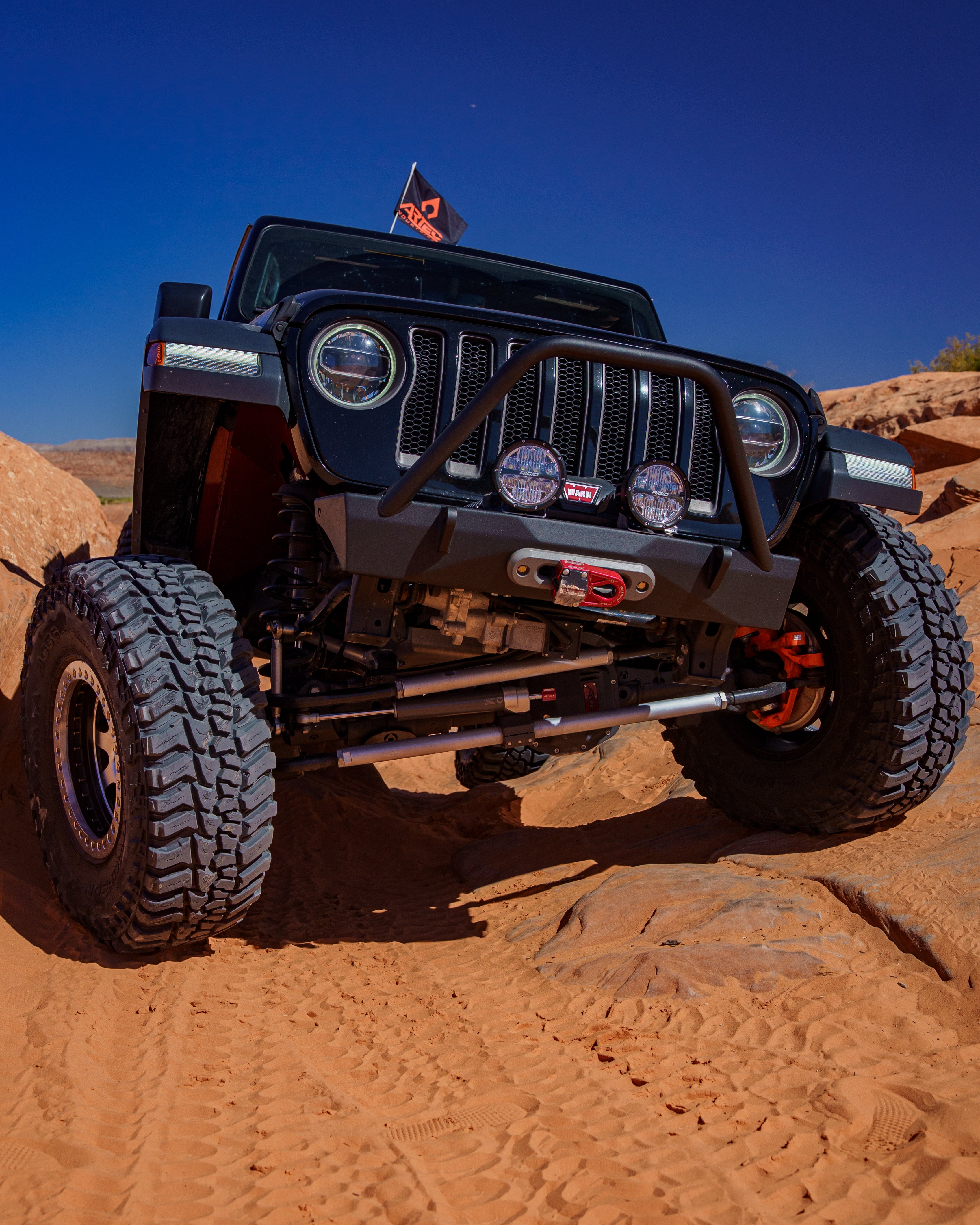Jeep JL,JT,JK Sentinel Front Bumper with Hoop